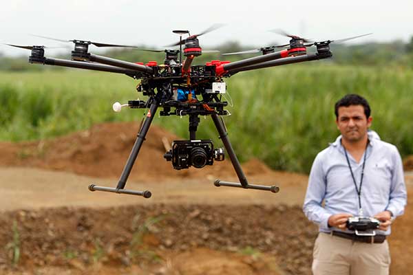 drone evaluación del terreno